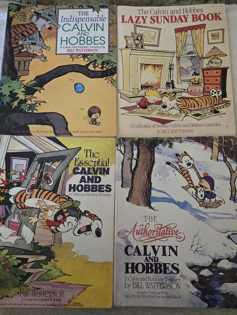 Calvin and Hobbes Book Set - Collection - Multicolor. 4 Book Set